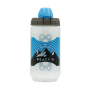 PEATY'S Borraccia TWIST 450ml Blu set + Bike Base