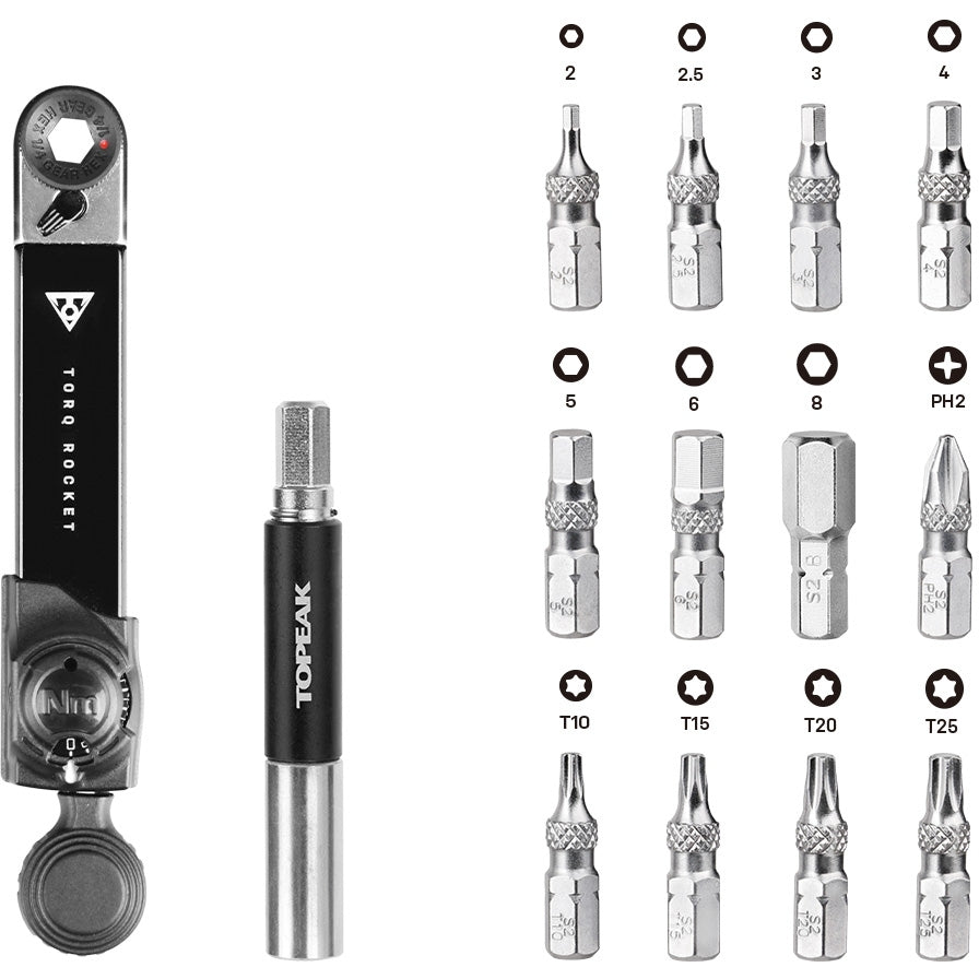 TOPEAK Chiave a Cricchetto Torq Rocket mini EX