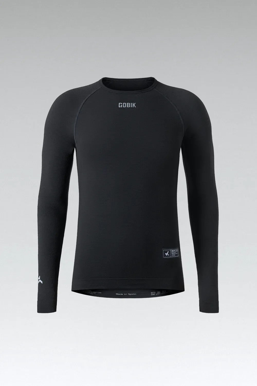 GOBIK Maglia LUNGA Intima Tecnica UOMO Winter Merino Coal