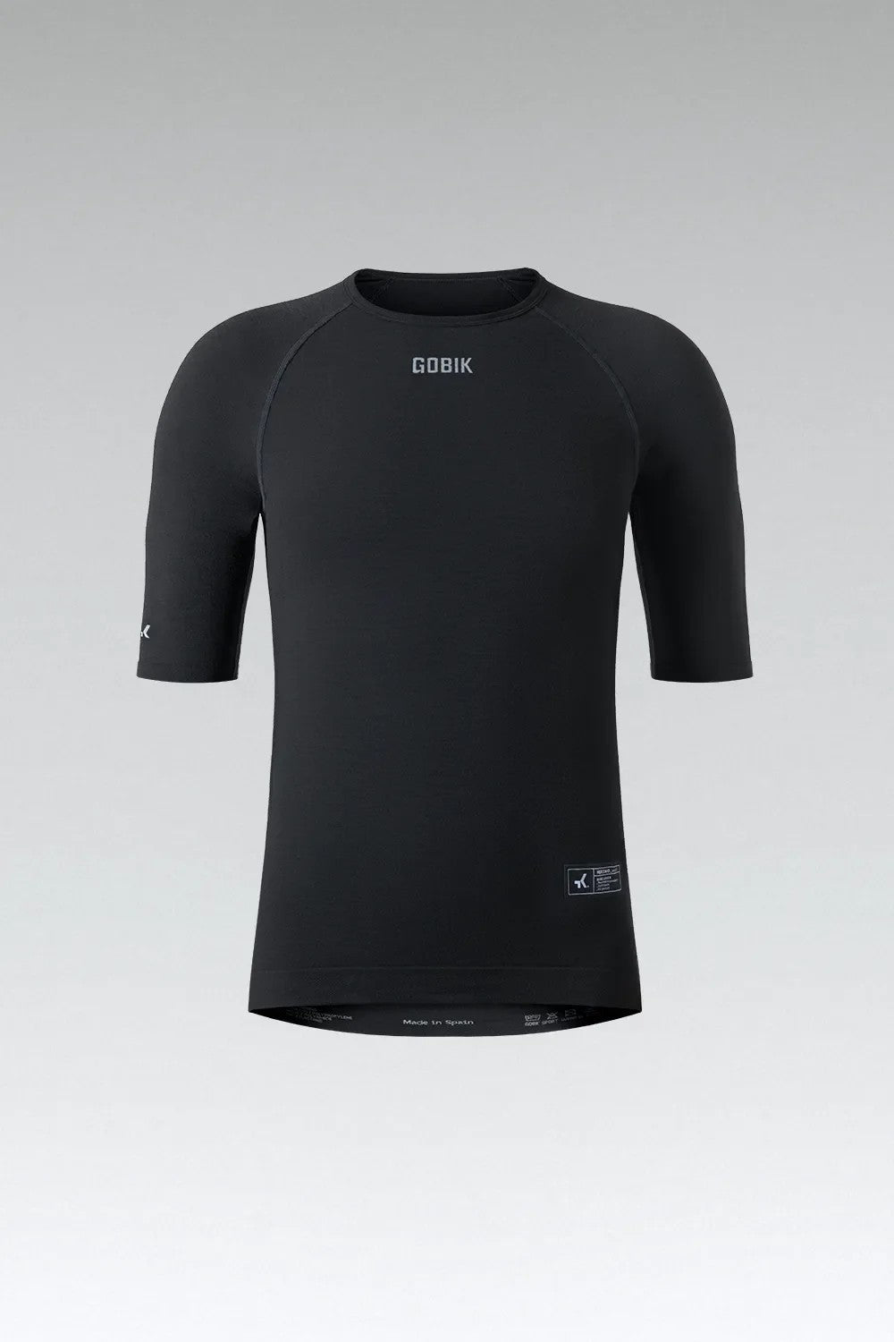 GOBIK Maglia CORTA Intima Tecnica UOMO Winter Merino Coal
