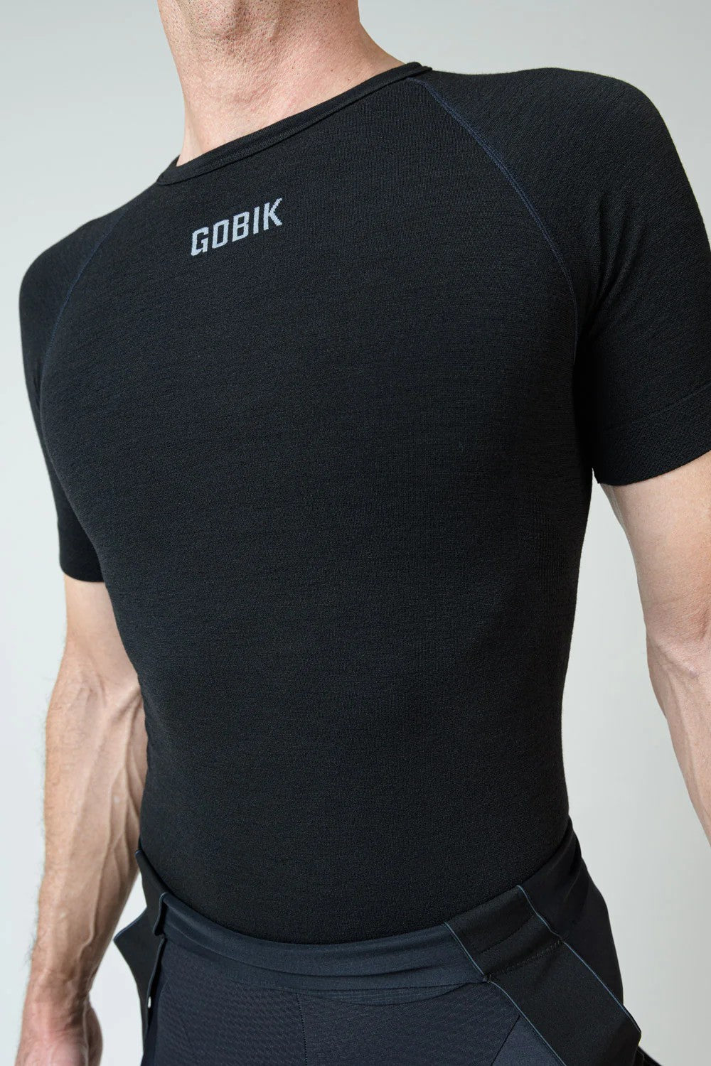 GOBIK Maglia CORTA Intima Tecnica UOMO Winter Merino Coal