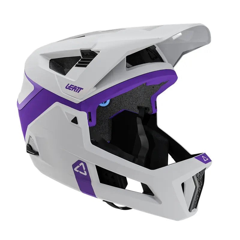 LEATT Casco Integrale MTB Enduro 4.0 Grigio-Viola
