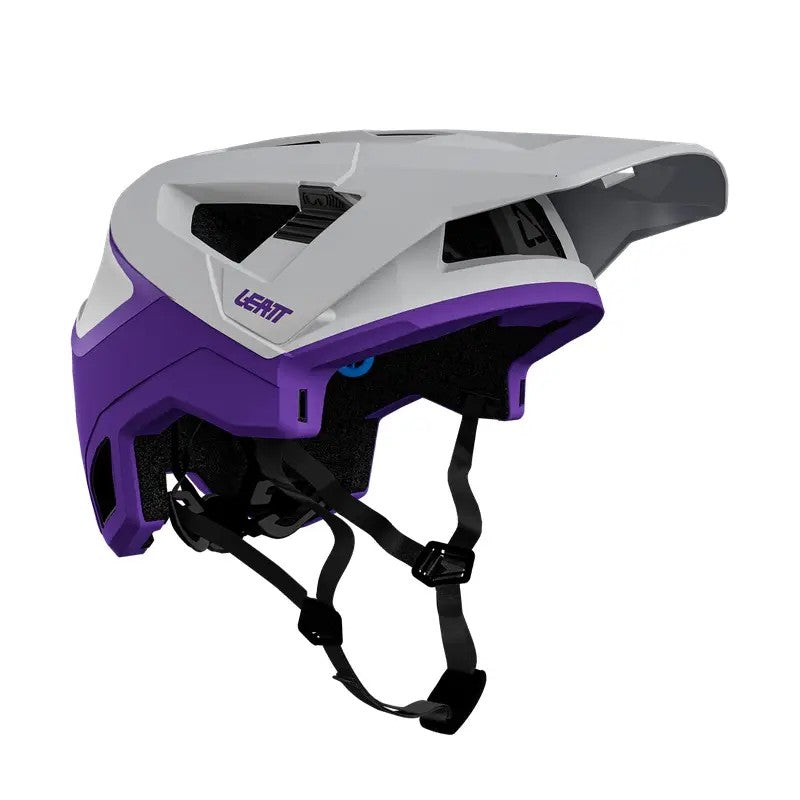 LEATT Casco Integrale MTB Enduro 4.0 Grigio-Viola