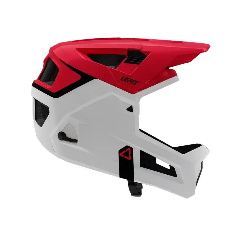LEATT Casco Integrale MTB Enduro 4.0 Bianco-Rosso