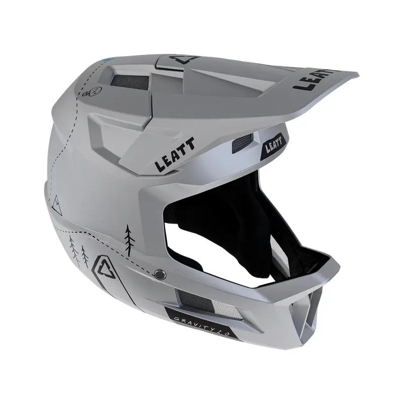 LEATT Casco Integrale MTB Gravity 2.0 Grey