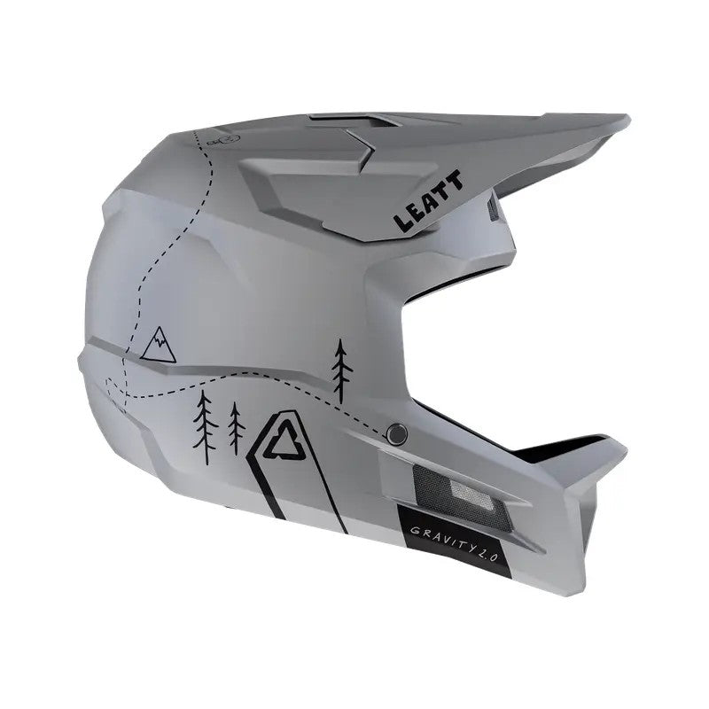 LEATT Casco Integrale MTB Gravity 2.0 Grey