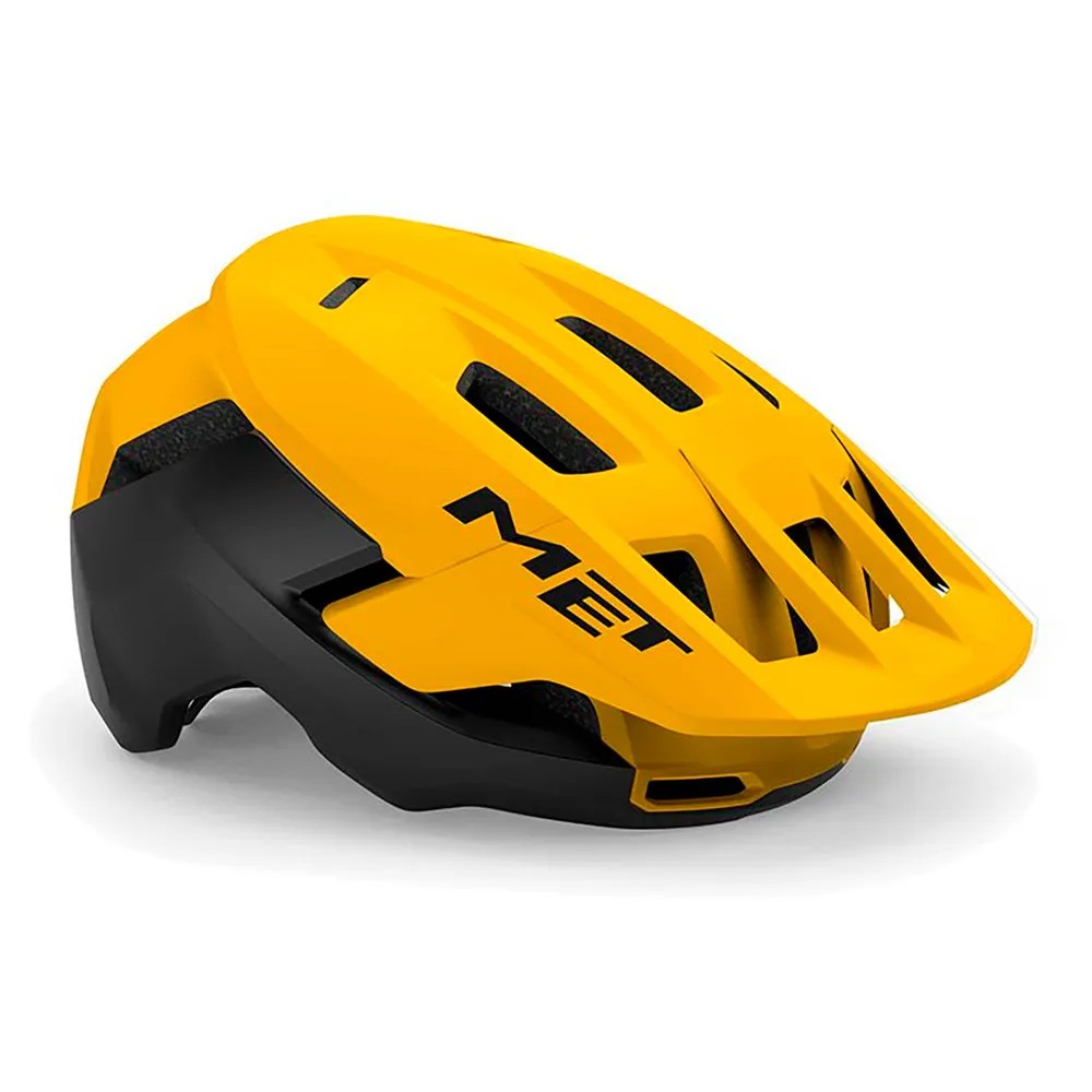MET Casco MTB Terrae Giallo-Nero
