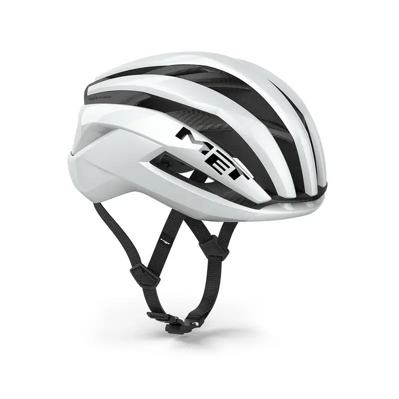 MET Casco Strada Trenta 3k Carbon Bianco