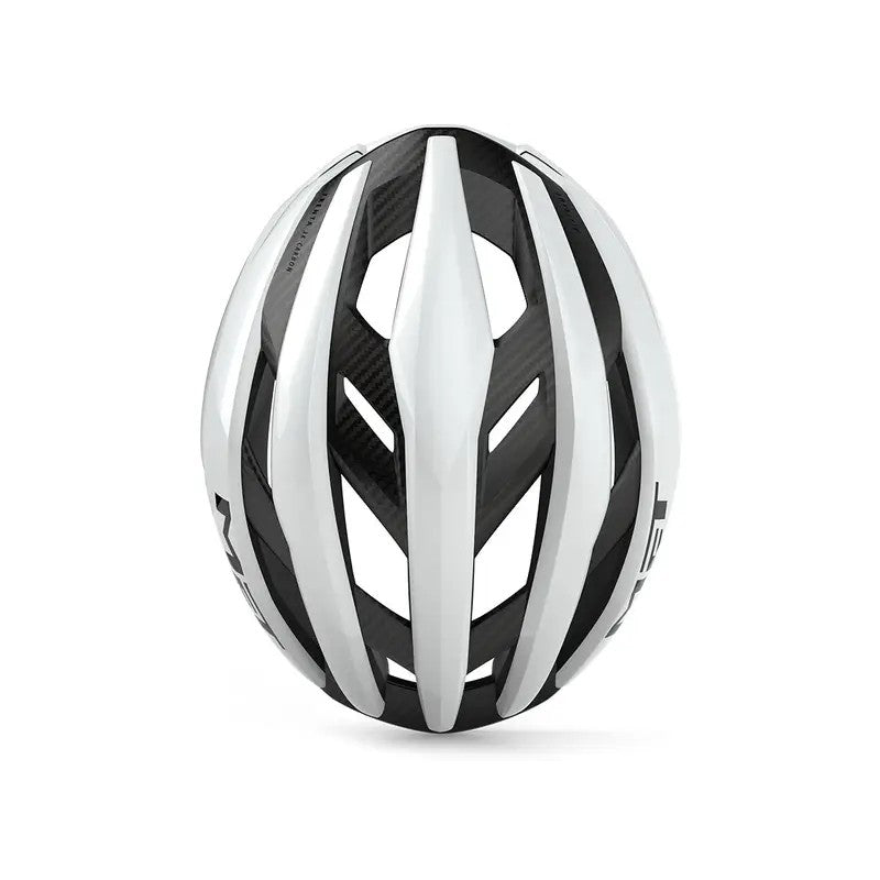 MET Casco Strada Trenta 3k Carbon Bianco
