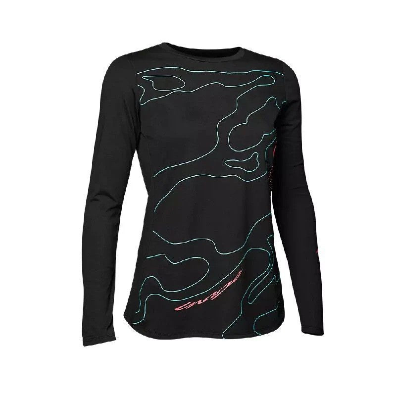FOX Maglia DONNA Maniche Lunghe Ranger Mid LS Lunar