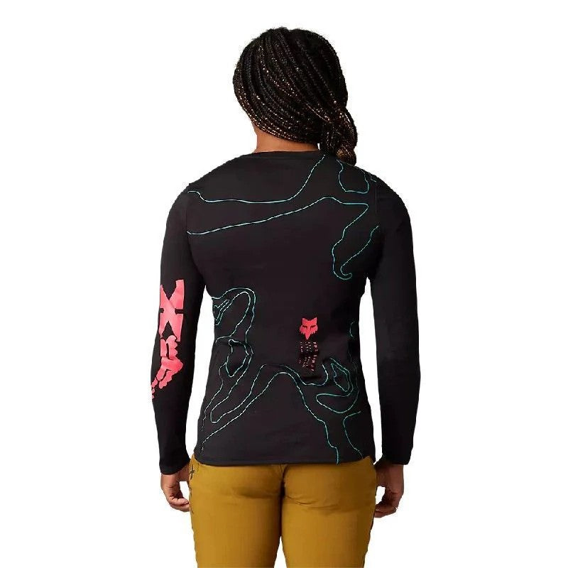 FOX Maglia DONNA Maniche Lunghe Ranger Mid LS Lunar