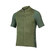ENDURA Maglia a Maniche Corte UOMO GV500 Reiver Jersey Verde Oliva