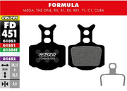 GALFER Bike Pastiglie Formula R - Mega - The one - r1 - RX - Cura Mescola Performance