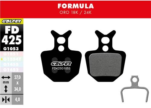 GALFER Bike Pastiglie Formula Oro Mescola Performance