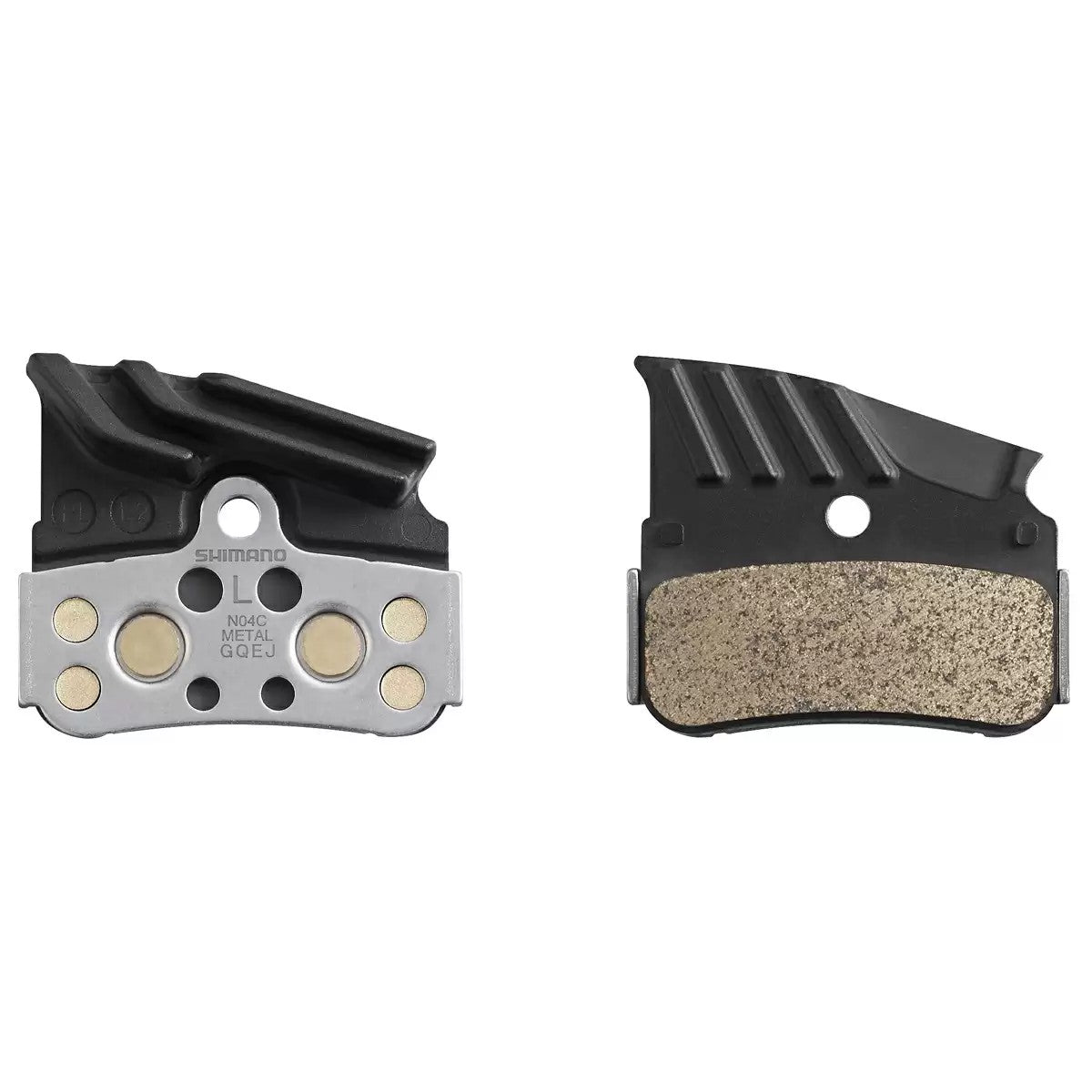 SHIMANO Pastiglie BP-N04C-MF Mescola Metallica per XTR - XT - SLX - SAINT 4 pistoni