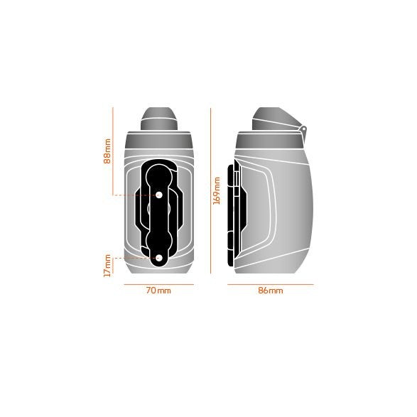 FIDLOCK Borraccia TWIST 450ml (Senza base magnetica)