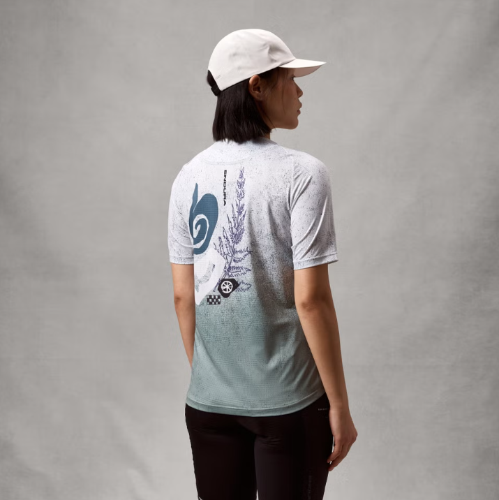 ENDURA Maglia a Maniche Corte DONNA Singletrack Blu Aero 2026