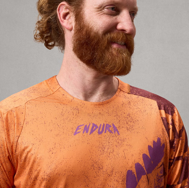 ENDURA Maglia a Maniche Corte UOMO Singletrack Arancione 2026