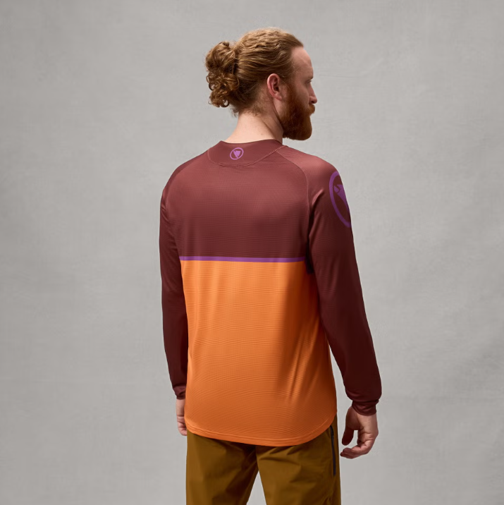 ENDURA Maglia a Maniche Lunghe UOMO Singletrack Core Arancione 2026