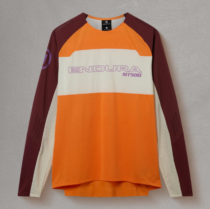 ENDURA Maglia a Maniche Lunghe UOMO MT500 Burner Lite L/S Arancione 2026