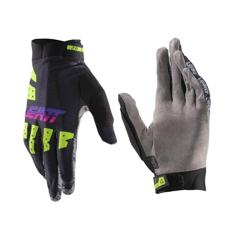 LEATT Guanti MTB 2.0 X-Flow Neon Black