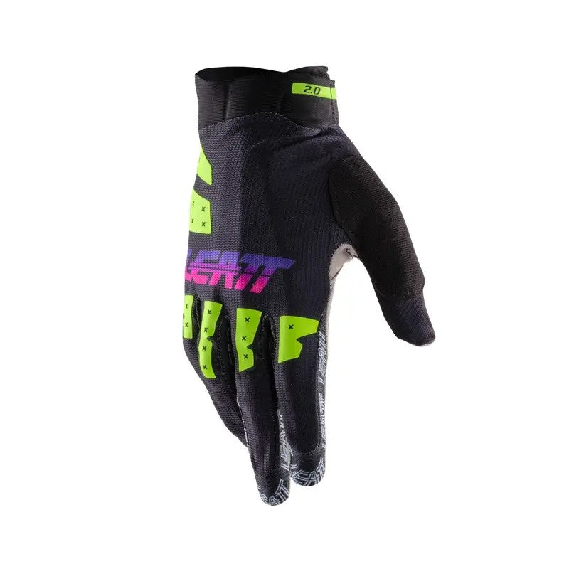 LEATT Guanti MTB 2.0 X-Flow Neon Black