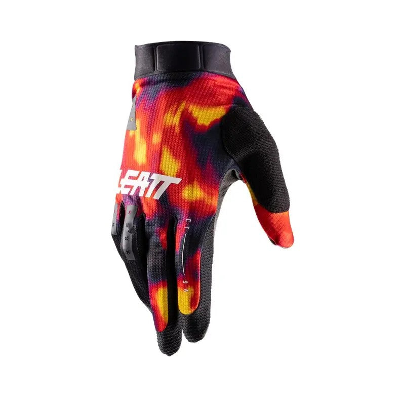LEATT Guanti MTB 1.0 GripR Heat map Red