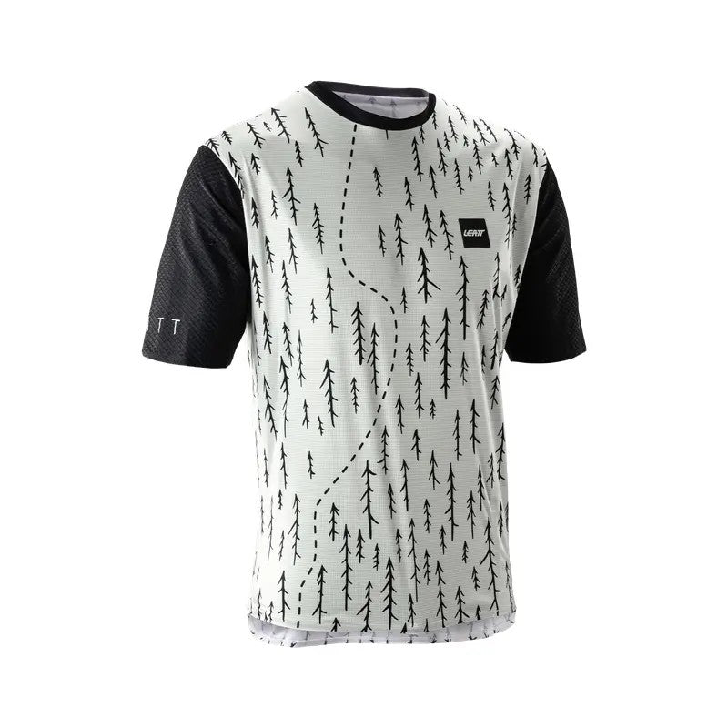 LEATT Maglia a Maniche Corte Jersey MTB Trail 3.0 Trail White