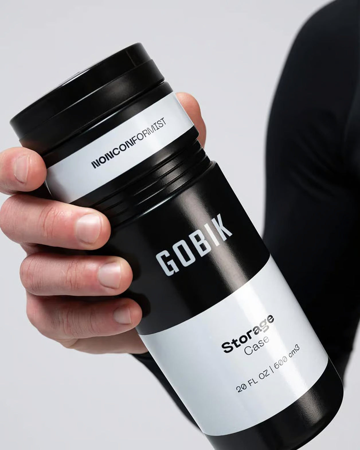 GOBIK Borraccia porta attrezzi Gobik Byasi 600cc Nero