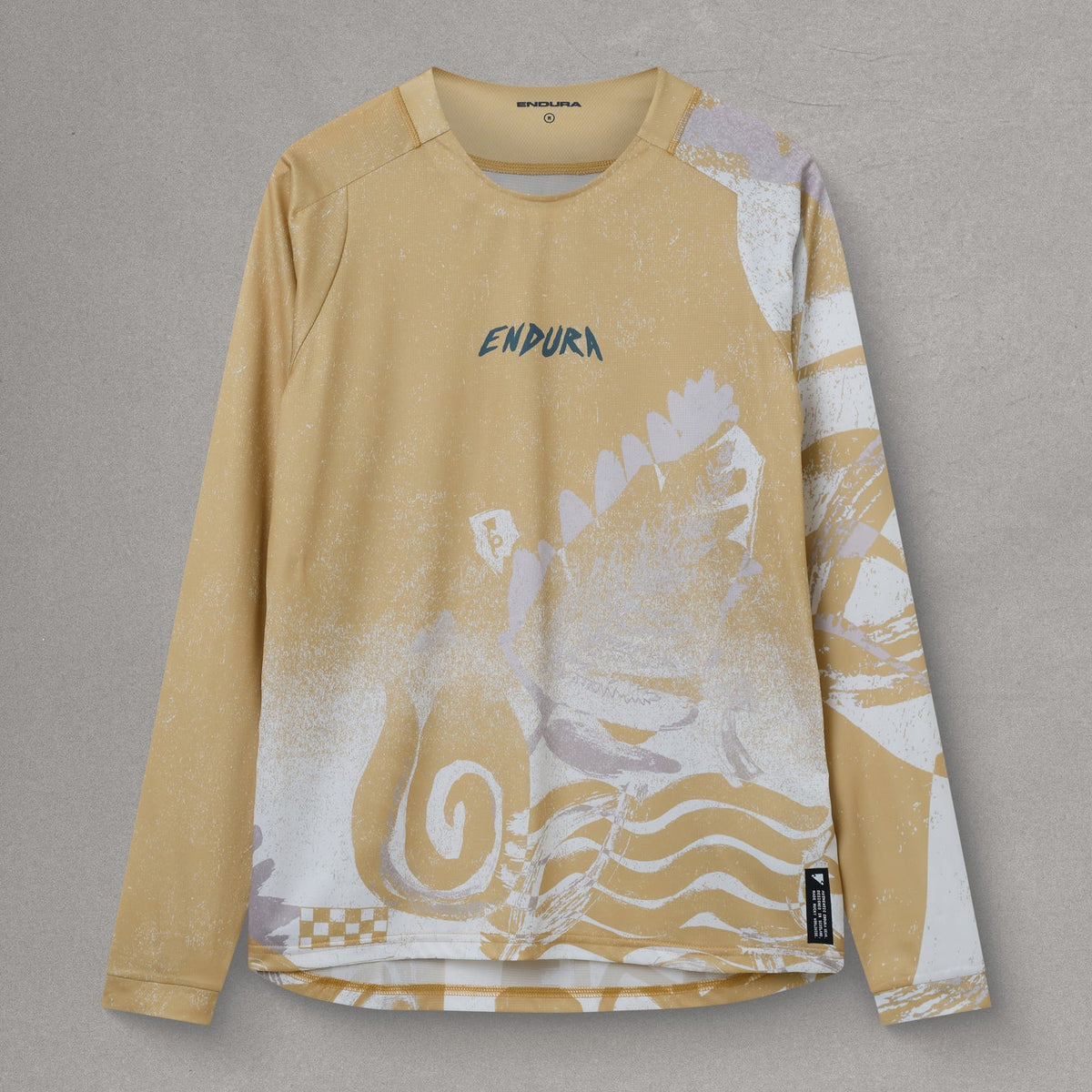 ENDURA Maglia a Maniche Lunghe Singletrack Print