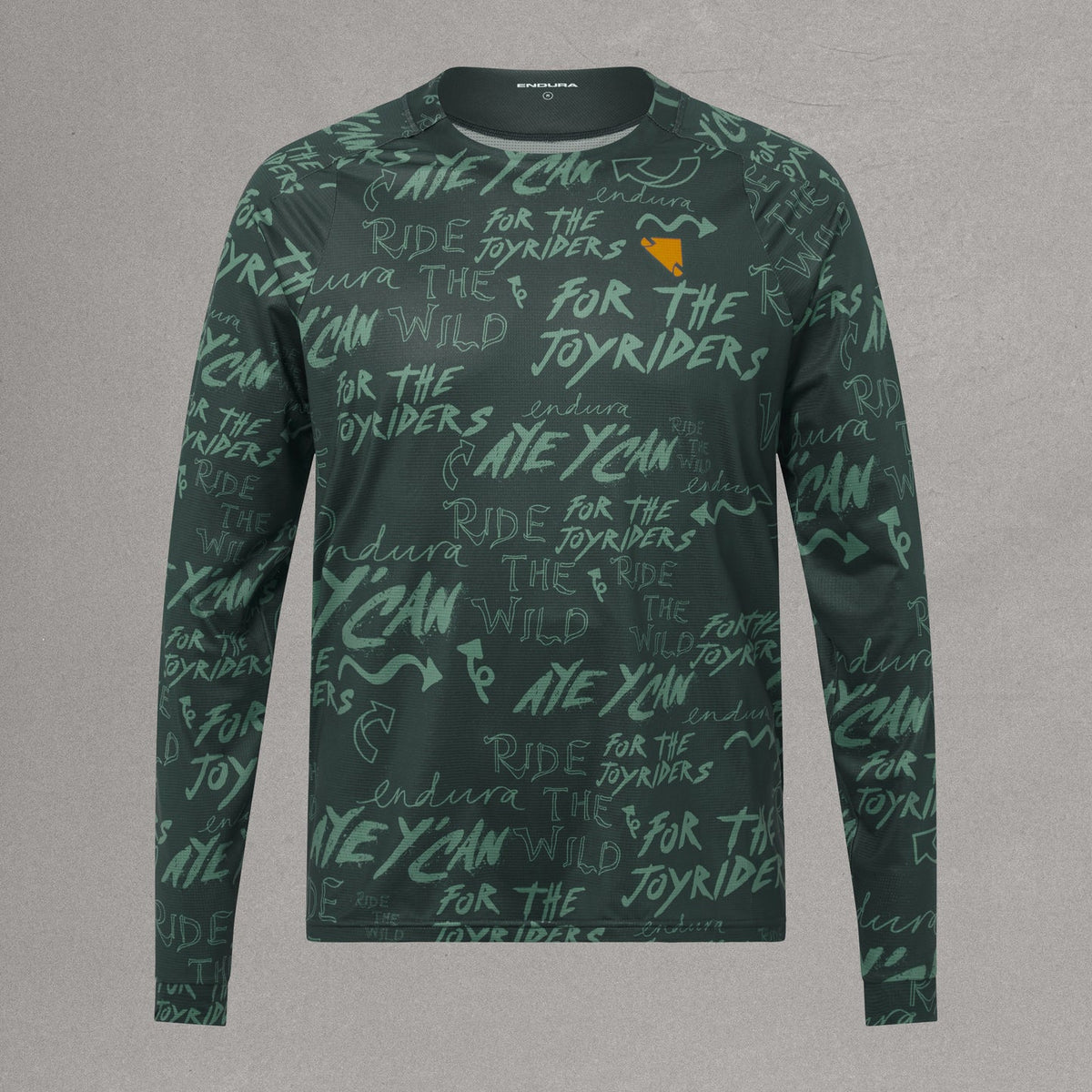ENDURA Maglia a Maniche Lunghe Singletrack Print